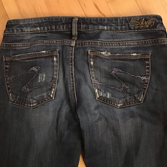 Silver Alex Jean Distressed Size 29/35 - Picture 6 of 8